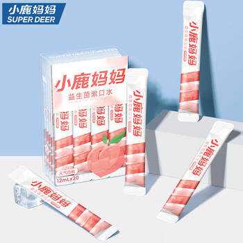 小鹿妈妈益生菌条装漱口水便携混合口味果味口气清新男女口腔清洁3盒60条  /个人护理 /口腔护理 /漱口水 商品图4