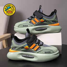 G.DUCK小黄鸭男童网鞋夏季单网面透气儿童运动鞋春秋新款软底女童休闲鞋QCSM003.25-36