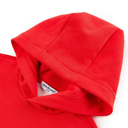 【辛巴娜娜】simbanana【大童】男中大童连帽保暖喜庆长袖秋冬装宽松卫衣 商品图3