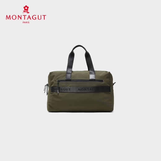 梦特娇中性时尚织物手提包活力旅行包旅行袋公文袋大容量单肩包斜挎包 绿色 商品图3