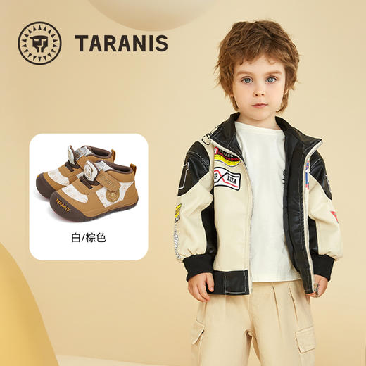 泰兰尼斯218学步鞋秋季新款童鞋男宝宝机能鞋包头防踢女童户外鞋  T01T5C7433 商品图1