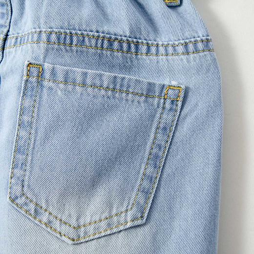 【辛巴娜娜】simbanana夏季新款儿童牛仔裤九分裤百搭裤子 商品图4