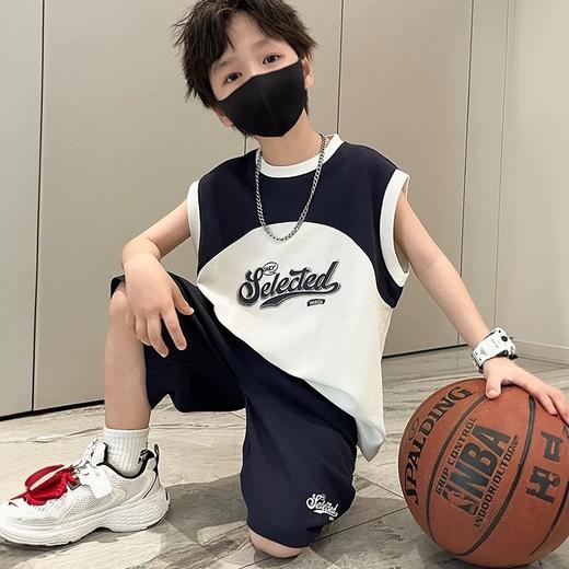 【29元购】儿童运动背心套装丨男童洋气 亲肤柔软透气 商品图2