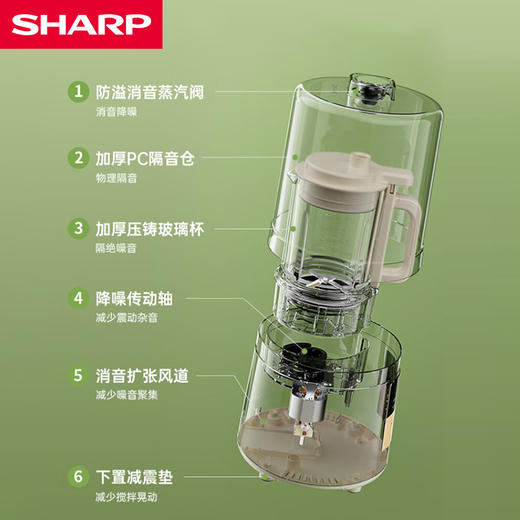 夏普破壁机EM-S200L-W 商品图1