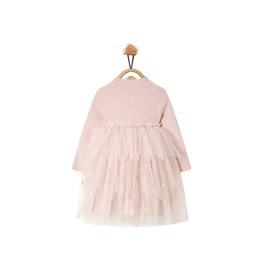 【辛巴娜娜】simbanana女童连衣裙儿童纱裙小童针织公主裙冬装新款潮 商品图1