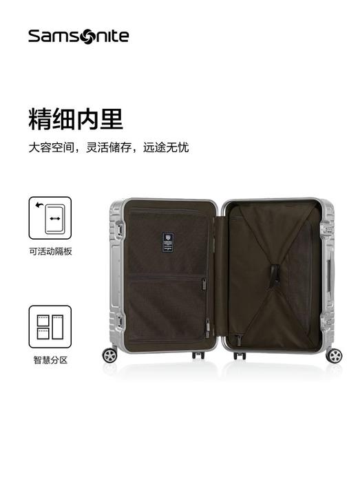Samsonite新秀丽 行李箱女大容量轻便拉杆箱结实耐用登机旅行箱DB3 商品图2