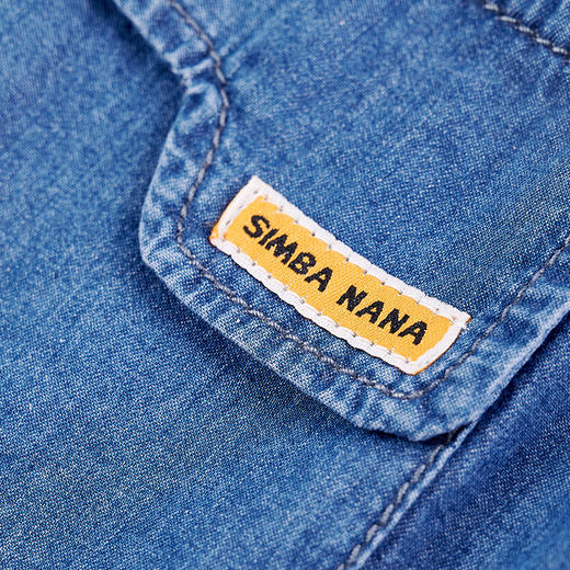 【辛巴娜娜】simbanana男童牛仔短裤夏季新款儿童薄款五分裤宝宝休闲沙滩裤 商品图3