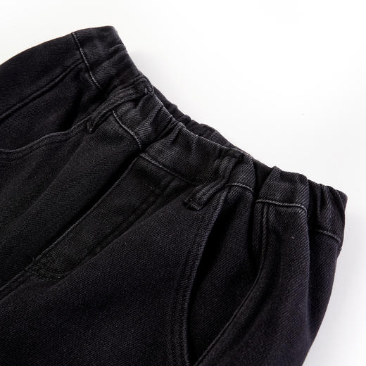 【辛巴娜娜】simbanana【大童】冬季新品男中大童字母印花直筒牛仔长裤 商品图3