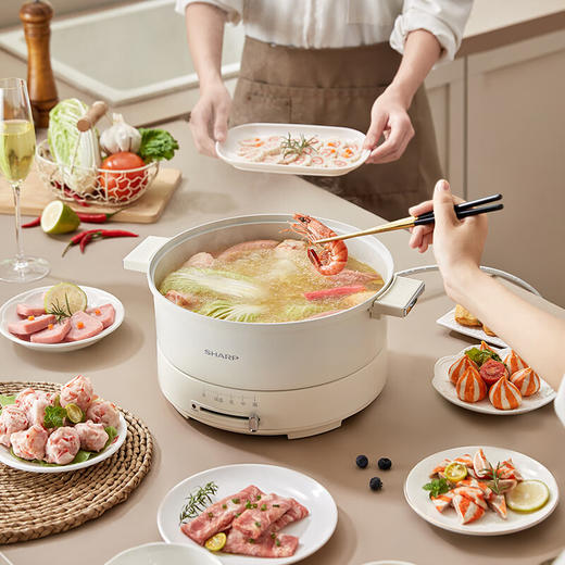 夏普多功能电火锅KX-CN40L-W 商品图7
