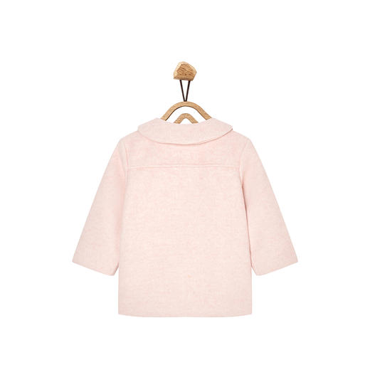 【辛巴娜娜】simbanana春秋女童毛呢子大衣女宝宝小童洋气休闲外套 商品图1