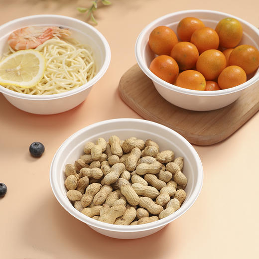 【批发】美丽雅甘蔗竹桨深碗中号 500ml/10个入 商品图4