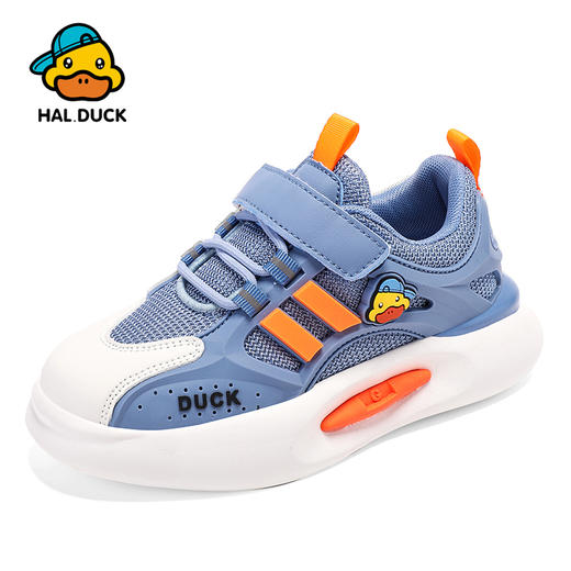 G.DUCK.HAL小黄鸭小黄鸭男童网鞋春秋新款面透气儿童运动鞋软底小童女童休闲鞋QCSM004.25-36 商品图1