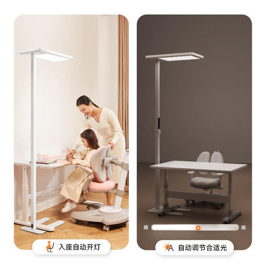 琪朗（KINGLONG）大路灯落地护眼台灯【国家补贴】立式护眼学习台灯ALED全光谱P100 商品图3