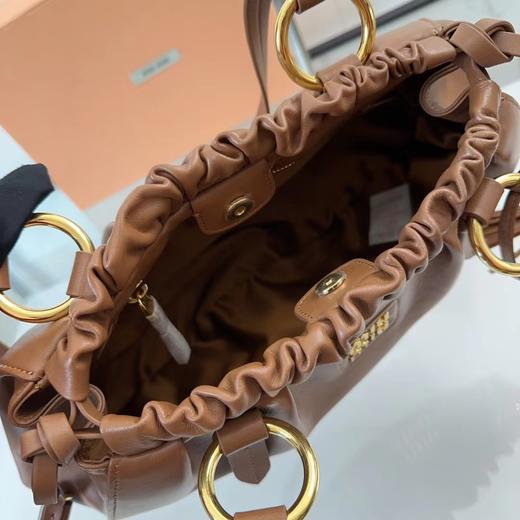 Miu Miu缪缪新款流苏抽绳饺子包(HH) 商品图6