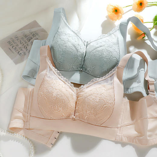 香红蜜雪 文胸(VIP) 【大胸显小】大码聚拢防下垂收副乳上托调整型文胸 商品图9