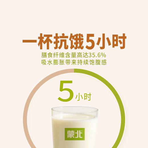 蒙北天然燕麦麸皮 冲饮饱腹营养代餐独立小包装160g/袋（20小包*8g）【京东快递送货上门】 商品图2