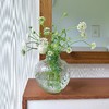 【特惠清仓，仅2件，无货退款】透明肌理玻璃花瓶轻奢高级感摆件客厅玄关插花水培花器家居装饰品晶尊风语花瓶小号21cm（透明） 商品缩略图0