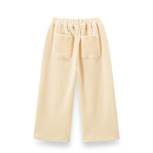 【辛巴娜娜】simbanana【大童】女童裤子新款春季薄款运动裤中大童宽松灯芯条直筒裤 商品图1