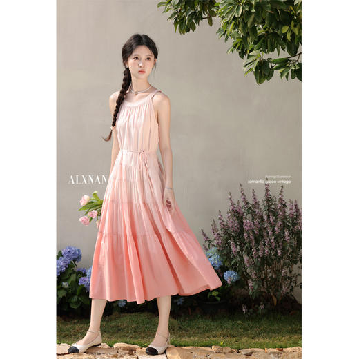 鹿向南「花期如梦」开衫连衣裙女夏季小个子法式公主吊带裙两件套 商品图4