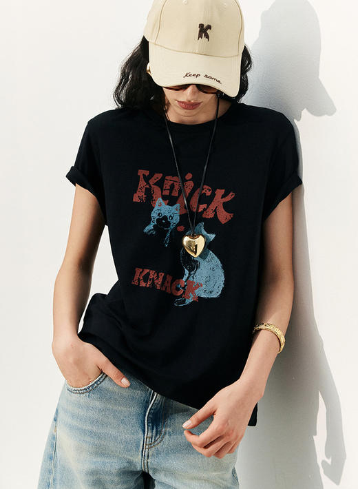 【高品质私服】【D家新疆长绒棉短袖T恤】合体微微松，正肩感，显瘦显精神G1456-CC【无标出货 介意慎拍】 商品图2