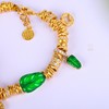 【基业长青】翡翠叶黄财神手链   ZX2506258 商品缩略图4