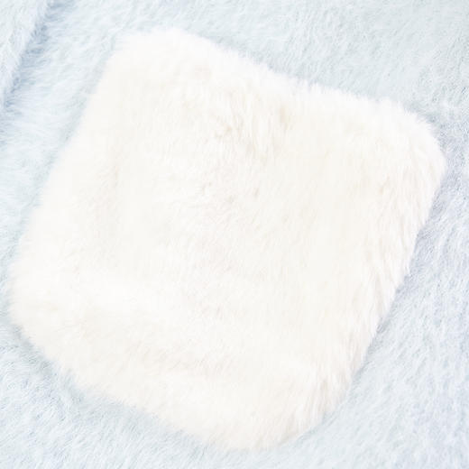 【辛巴娜娜】simbanana女童棉服童装冬季洋气翻领毛领夹棉外套呢大衣 商品图2