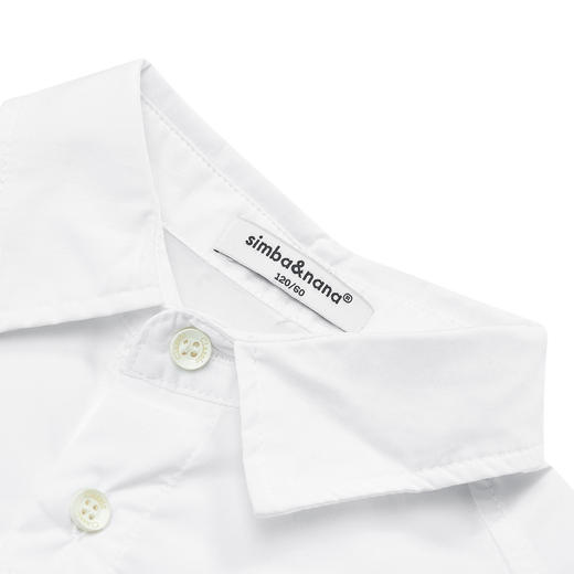 【辛巴娜娜】simbanana【大童】春季男孩休闲百搭时尚宽松潮流长袖翻领衬衫 商品图2