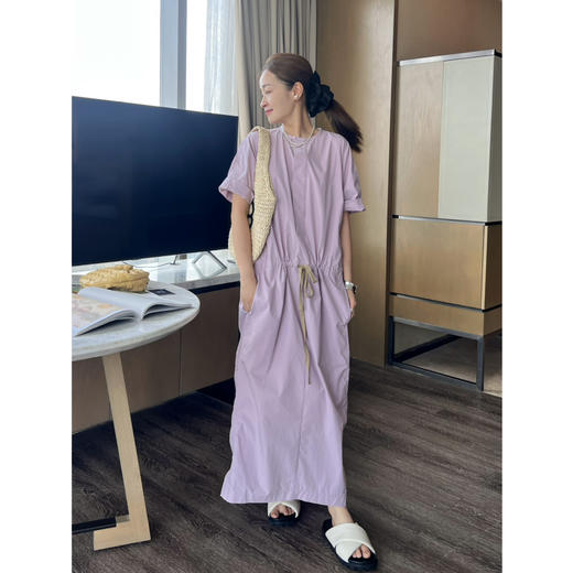 2507215    Lemair* 府绸棉 直筒连衣裙，褶子设计 商品图12