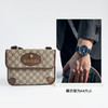 【95新】Gucci古驰501050老花帆布双面虎头包邮差包斜挎包中性款 080725AK01 商品缩略图8