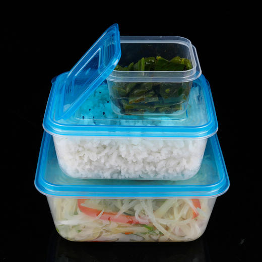 【批发】美丽雅晶彩保鲜盒大中小组合装颜色随机 3个/套 商品图4