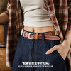 马登复古植鞣头层真牛皮细款小皮带牛仔裤简约装饰收腰编织腰带女 商品缩略图1