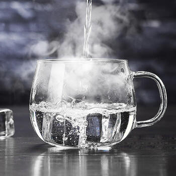 富光花茶杯透明茶杯内胆茶水分离杯办公室玻璃杯子水杯350ml /厨具 /水具 /玻璃杯 商品图6