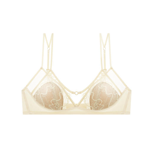 里性 LIVARY MIO 缠绵-Lingering 蕾丝真丝双层罩杯内衣无钢圈轻薄文胸 商品图7