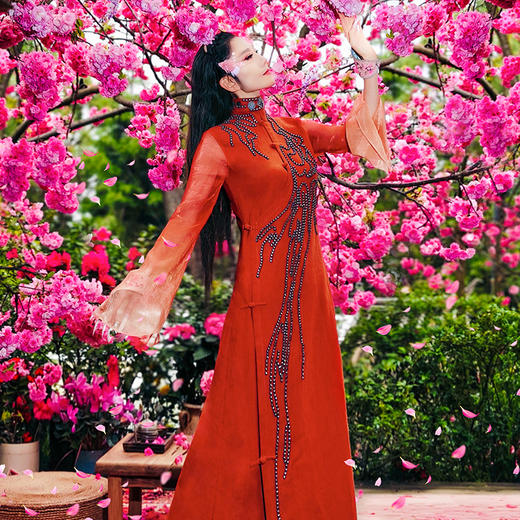 【杨丽萍老师新品】缬影络月民族风无袖长裙 送打底衫 | 少量现货 商品图1