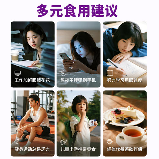 西域美农 蓝莓果干 野生蓝莓果干 配料仅有蓝莓果和蓝莓浓缩汁  富含花青素  90g  顺丰发货 商品图6