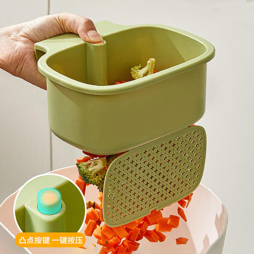 摩登主妇厨房水槽过滤篮可挂式沥水篮厨房家用清洁剩菜滤残渣神器 商品图2