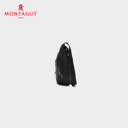 梦特娇中性时尚织物新款弯月包腋下包百搭单肩包运动斜挎包活力饺子包 黑色 商品图2