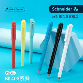 施耐德钢笔BK403学生初学者练字EF尖可换墨囊钢笔（颜色随机）