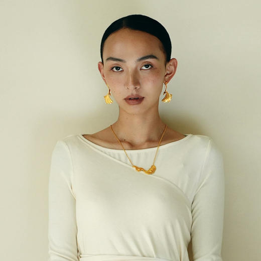 银鎏金自在祥云项链 商品图0