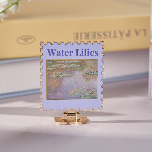 波士顿美术博物馆大师系列睡莲金属立牌冰箱贴 商品图3