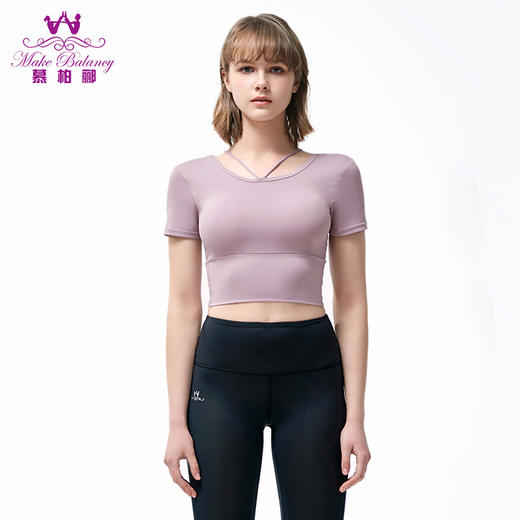 【清仓打包促】慕柏郦简约优雅短袖不可插胸垫1391 商品图2