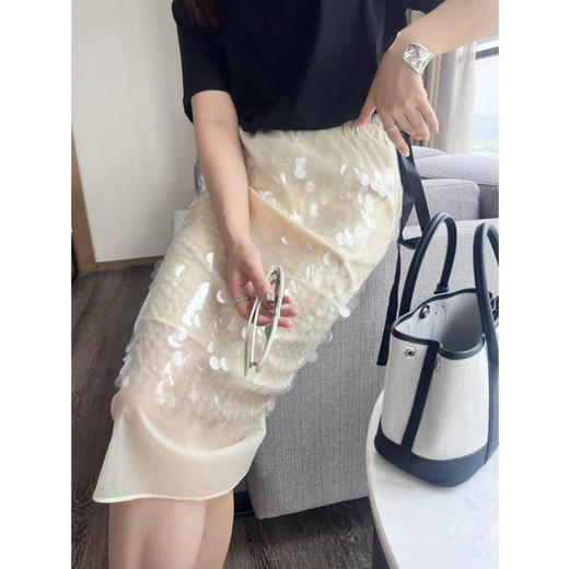 2507211    ed 亮片 半身裙，美人鱼珠片bling（预定5天） 商品图7