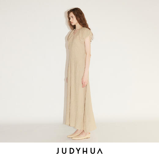 JUDYHUA 种子系列亚麻连衣裙 商品图1