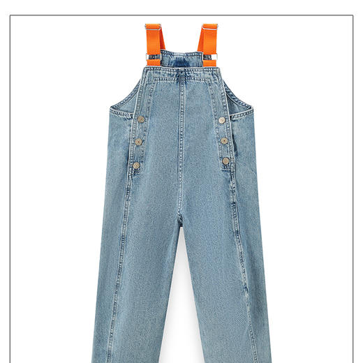 【辛巴娜娜】simbanana【大童】童装牛仔背带裤2025春秋表演服装韩版女童 商品图4