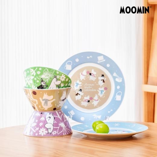 姆明复古骨瓷盘碗|三次煅烧更耐用，可蒸可烤可微波 商品图1