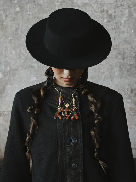 红山文化玛瑙辽金老水晶纯金老金珠银鎏金项圈 商品图0