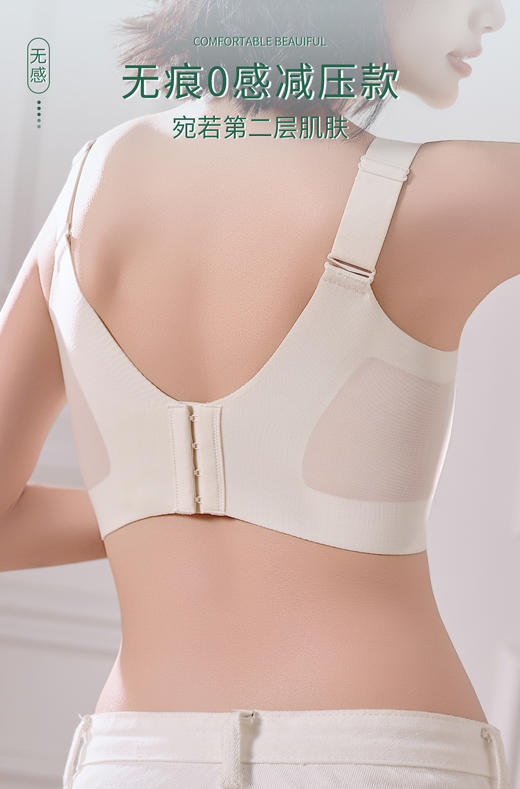 巨包容透气孔大容量轻薄免耳朵杯大码珍珠内衣-超薄冰丝0.5cm罩杯又薄又软 透气不闷热【卡码拍小】2305-2# 商品图4