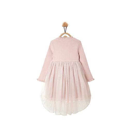 【辛巴娜娜】simbanana【大童】女童毛衣裙秋冬款儿童装洋气宝宝长袖针织加厚连衣裙 商品图1