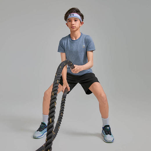 【12月-特惠福利】UnderArmour安德玛儿童圆领速干短袖T恤252220104 商品图3