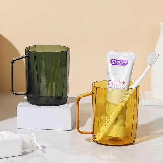 美丽雅晶透口杯颜色随机 1个 商品图3